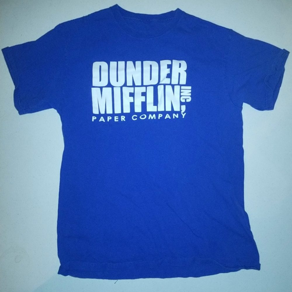T-shirt, Dunder Mifflin, medium (WORN ONCE)